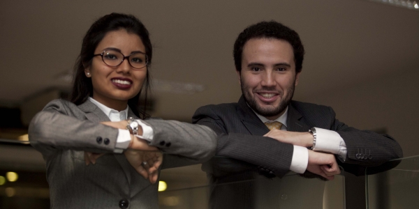 Jéssica Wong Arnao (Comunicación) y Luis Francisco Paz Maury (Derecho).