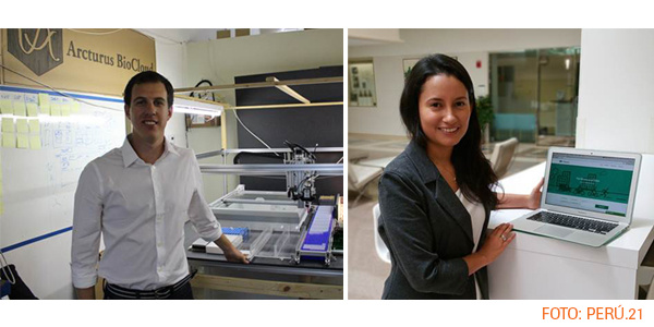 Jaime Sotomayor (Ingeniería de Sistemas) e Ivonne Quiñones (Ingeniería Industrial) fueron reconocidos por 'MIT Technology Review' en español.