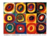 Cuadrados con círculos con-céntricos,  Wassily Kandinsky, 1913, ulima, arquitetura 