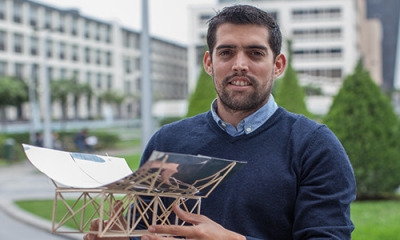 Alfonso Torres Vidaurre (Ingeniería Industrial) ha ganado un concurso con tecnología solar.