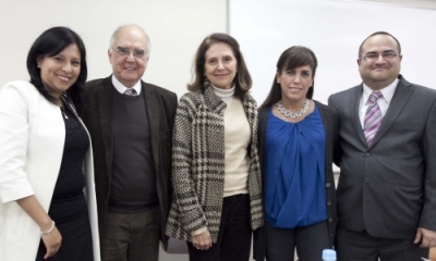 Julianna Ramírez, Baltazar Caravedo, María Teresa Quiroz, Pamela Vértiz y Mario Villacorta.