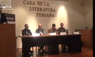 El profesor Camilo Fernández en la Casa de la Literatura.