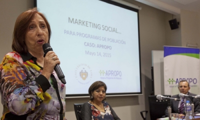 Carola La Rosa y Teresa López explicaron cómo Apropo emplea técnicas del marketing para fines sociales.