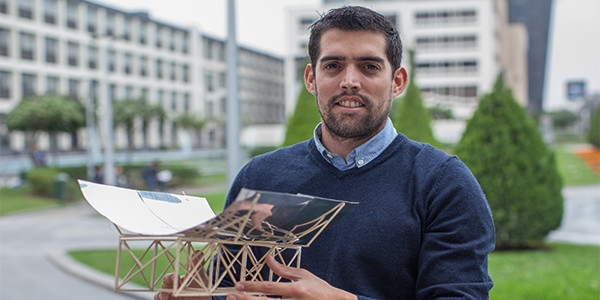 Alfonso Torres Vidaurre (Ingeniería Industrial) ha ganado un concurso con tecnología solar.