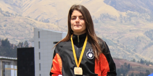 Paola Mautino, alumna de Psicología y atleta de la Ulima.