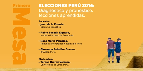 Elecciones Perú 2016: Diagnóstico y pronóstico. Lecciones aprendidas. 