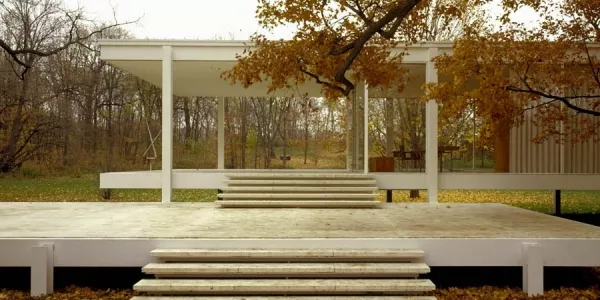 “Casa Farnsworth” Mies van der Rohe, 1951, ulima, arquitectura