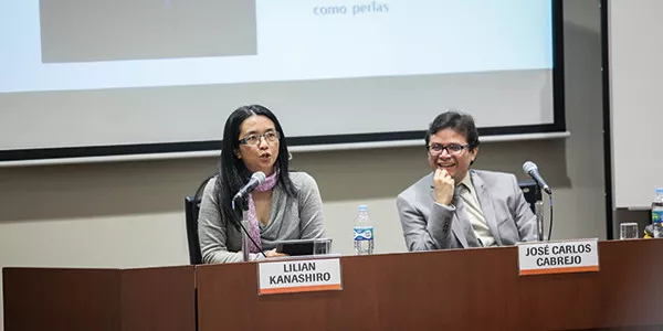 Lilian Kanashiro y José Carlos Cabrejo.