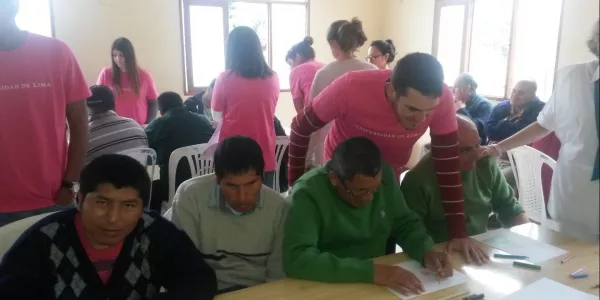 Visita de alumnos Ulima de Psicología al Hospital Larco Herrera.