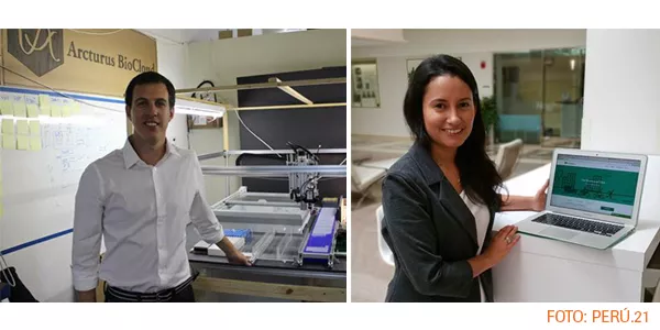 Jaime Sotomayor (Ingeniería de Sistemas) e Ivonne Quiñones (Ingeniería Industrial) fueron reconocidos por 'MIT Technology Review' en español.