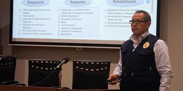 Roy Grajales, del Indeci.